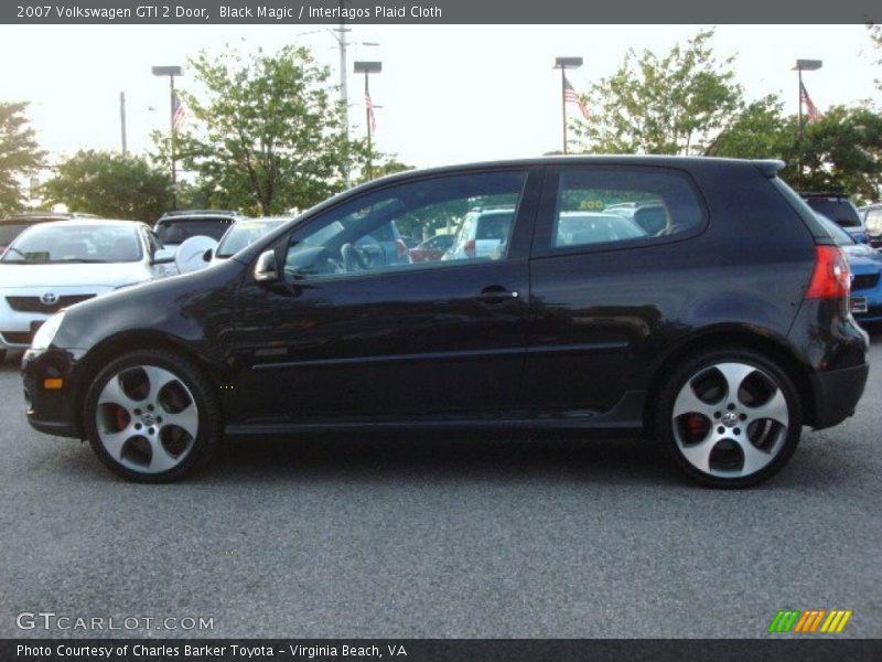 Black Magic / Interlagos Plaid Cloth 2007 Volkswagen GTI 2 Door