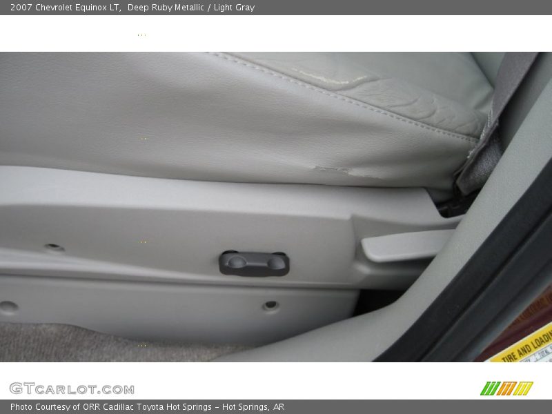 Deep Ruby Metallic / Light Gray 2007 Chevrolet Equinox LT