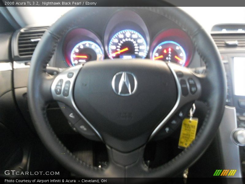 Nighthawk Black Pearl / Ebony 2008 Acura TL 3.2
