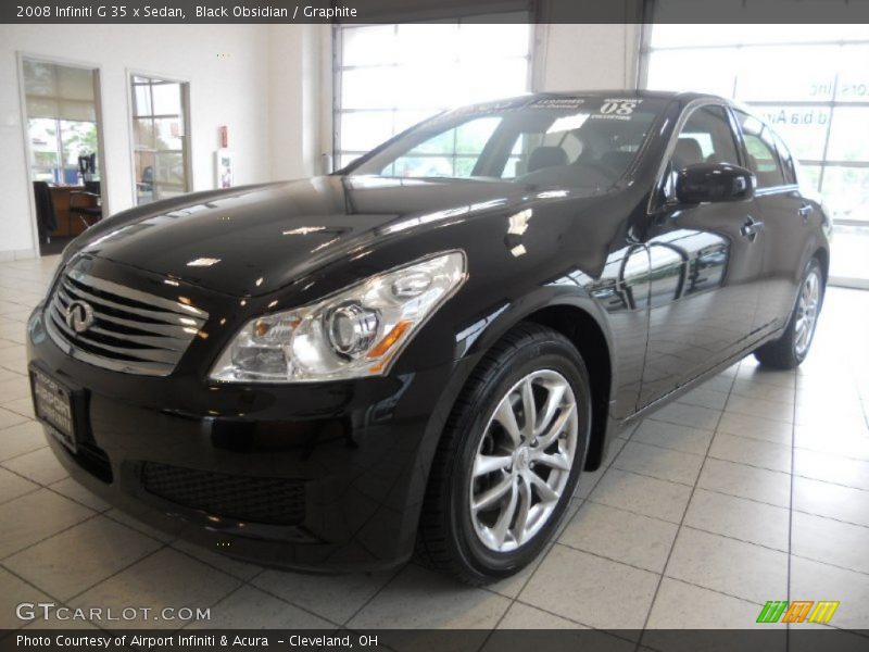 Black Obsidian / Graphite 2008 Infiniti G 35 x Sedan