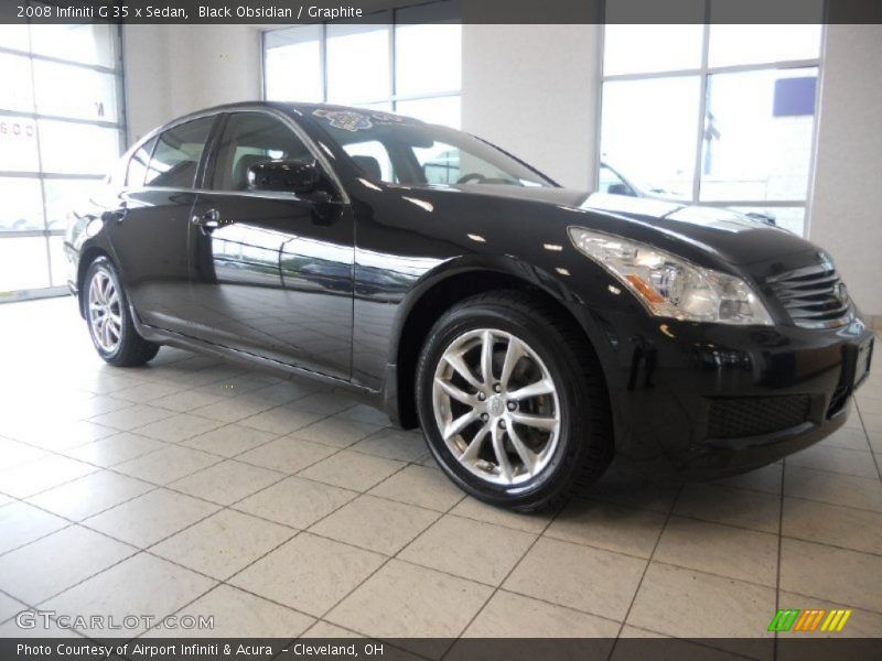 Black Obsidian / Graphite 2008 Infiniti G 35 x Sedan