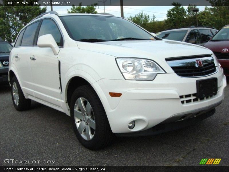 Polar White / Tan 2008 Saturn VUE XR