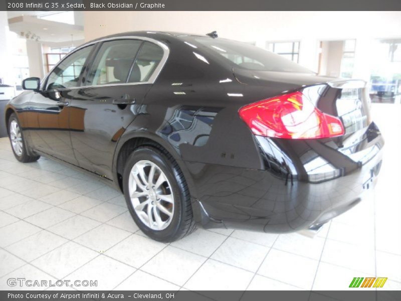 Black Obsidian / Graphite 2008 Infiniti G 35 x Sedan