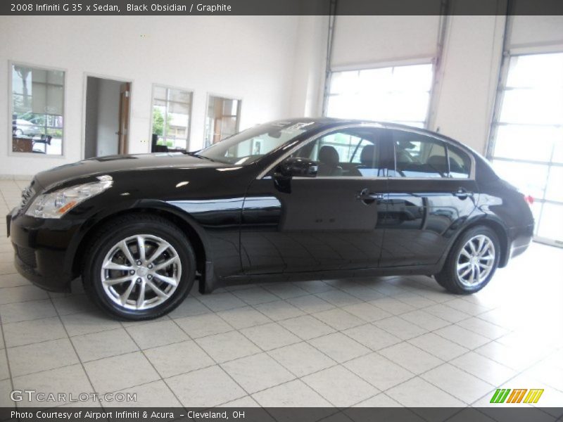 Black Obsidian / Graphite 2008 Infiniti G 35 x Sedan