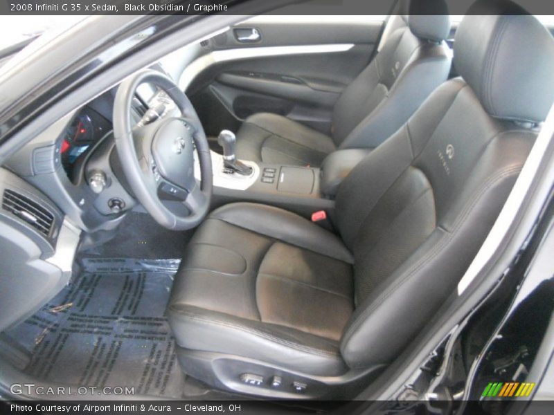 Black Obsidian / Graphite 2008 Infiniti G 35 x Sedan