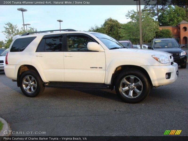 Natural White / Stone Gray 2006 Toyota 4Runner Limited 4x4