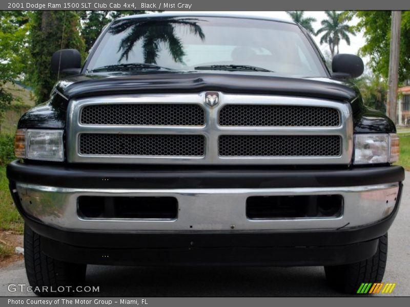 Black / Mist Gray 2001 Dodge Ram 1500 SLT Club Cab 4x4