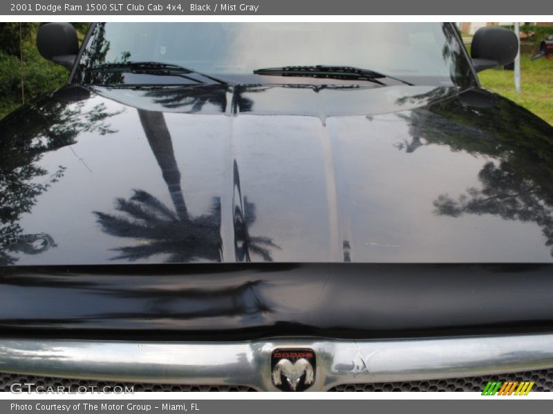 Black / Mist Gray 2001 Dodge Ram 1500 SLT Club Cab 4x4