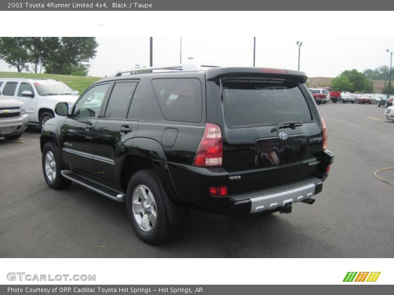 Black / Taupe 2003 Toyota 4Runner Limited 4x4