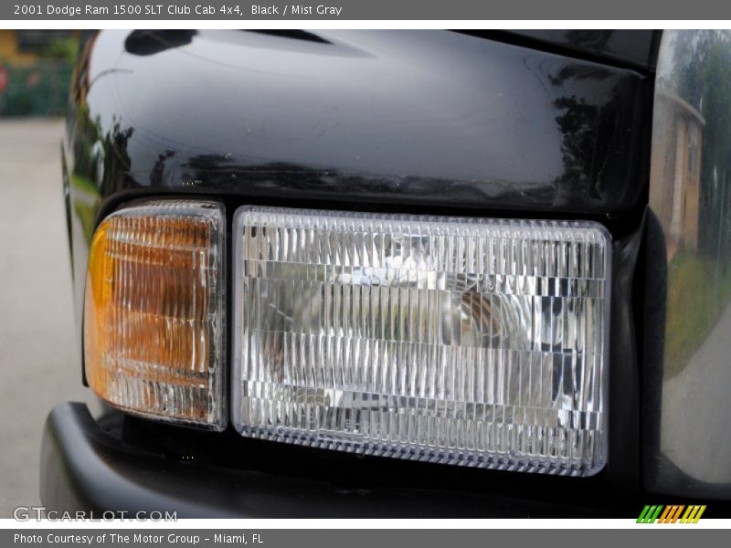 Black / Mist Gray 2001 Dodge Ram 1500 SLT Club Cab 4x4