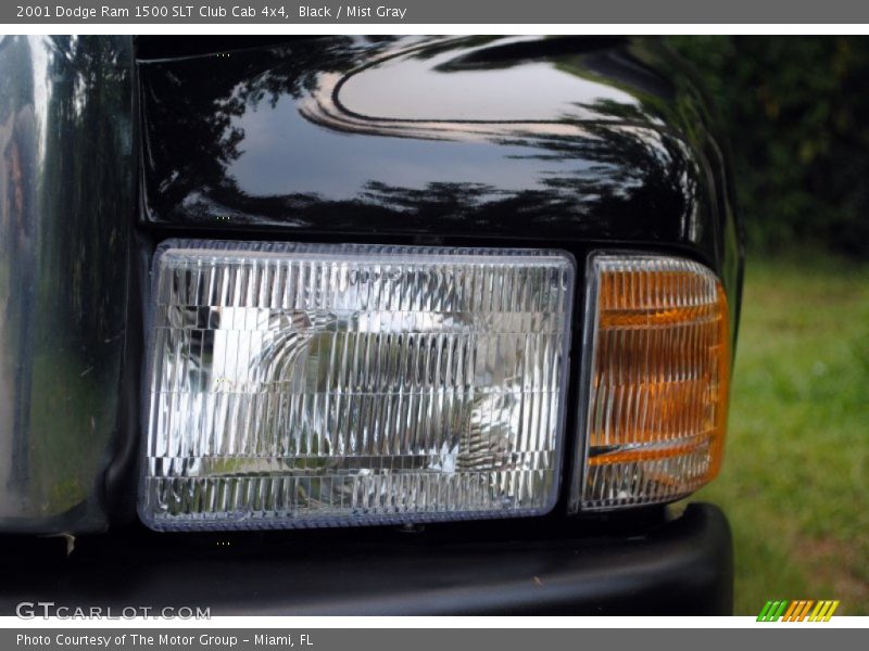 Black / Mist Gray 2001 Dodge Ram 1500 SLT Club Cab 4x4