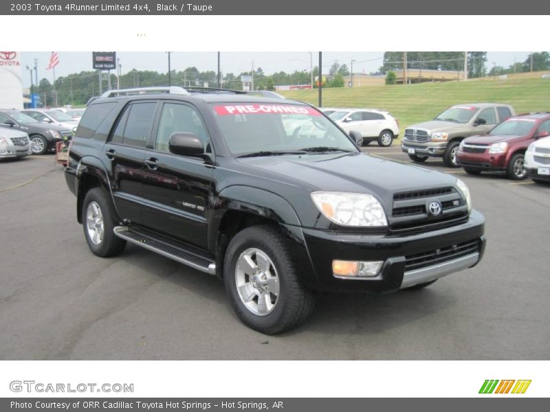 Black / Taupe 2003 Toyota 4Runner Limited 4x4