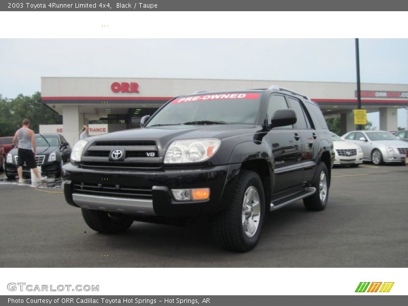 Black / Taupe 2003 Toyota 4Runner Limited 4x4