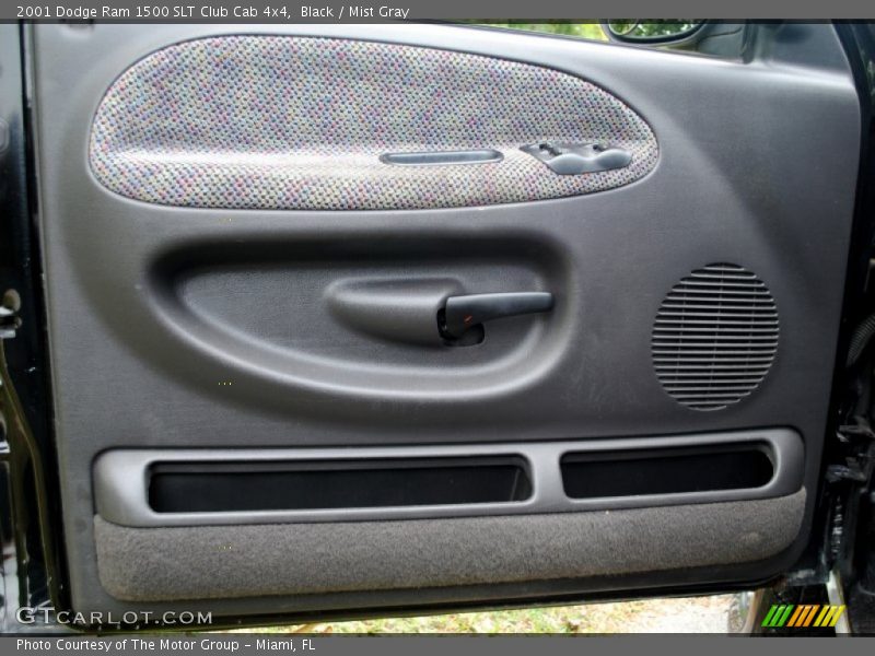 Black / Mist Gray 2001 Dodge Ram 1500 SLT Club Cab 4x4