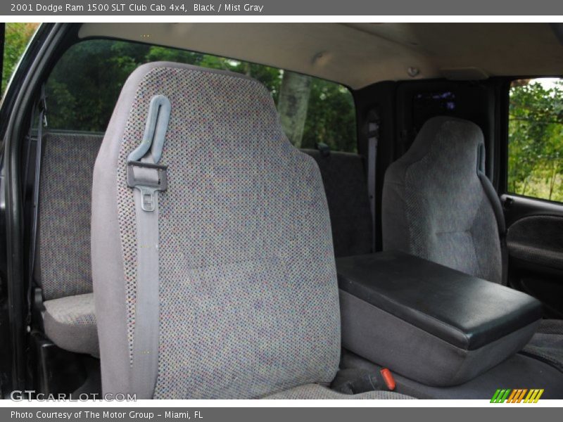 Black / Mist Gray 2001 Dodge Ram 1500 SLT Club Cab 4x4