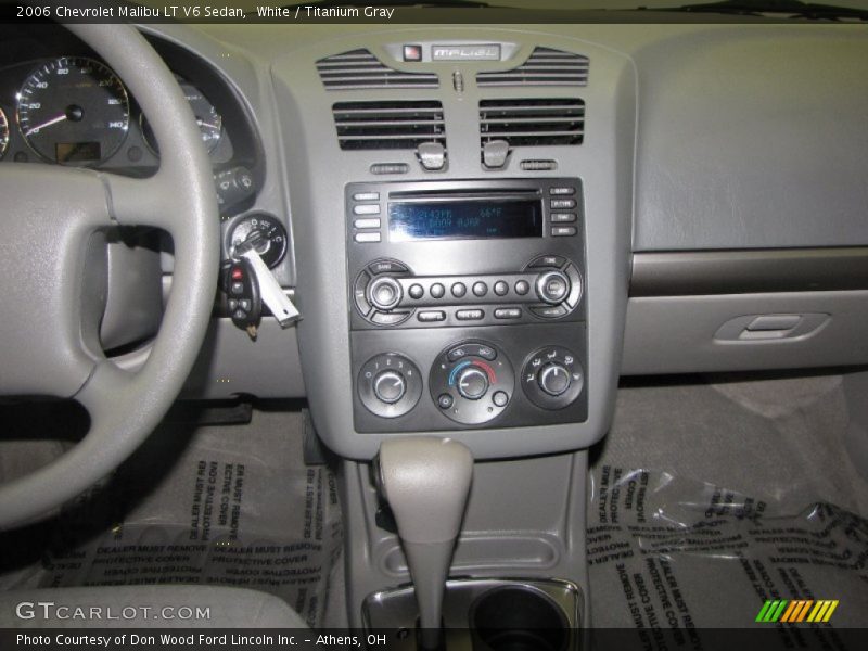 White / Titanium Gray 2006 Chevrolet Malibu LT V6 Sedan