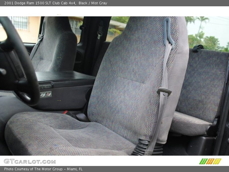 Black / Mist Gray 2001 Dodge Ram 1500 SLT Club Cab 4x4