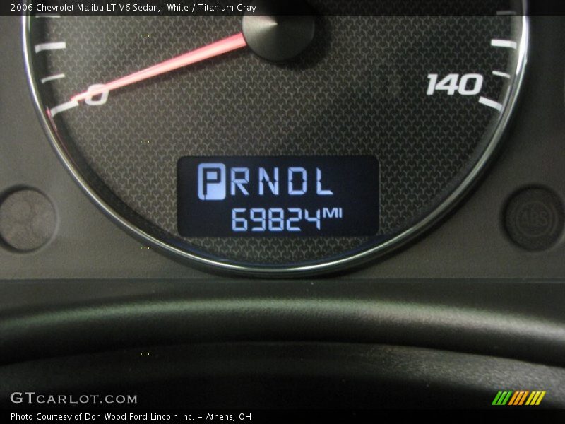 White / Titanium Gray 2006 Chevrolet Malibu LT V6 Sedan