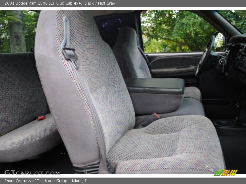 Black / Mist Gray 2001 Dodge Ram 1500 SLT Club Cab 4x4