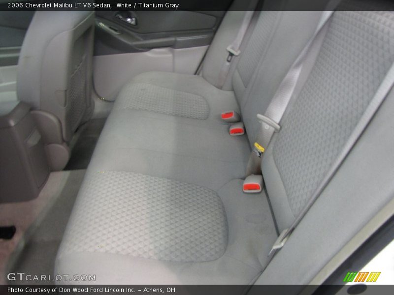 White / Titanium Gray 2006 Chevrolet Malibu LT V6 Sedan