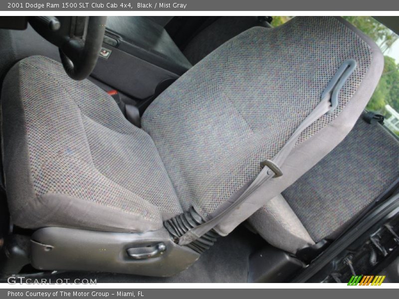 Black / Mist Gray 2001 Dodge Ram 1500 SLT Club Cab 4x4