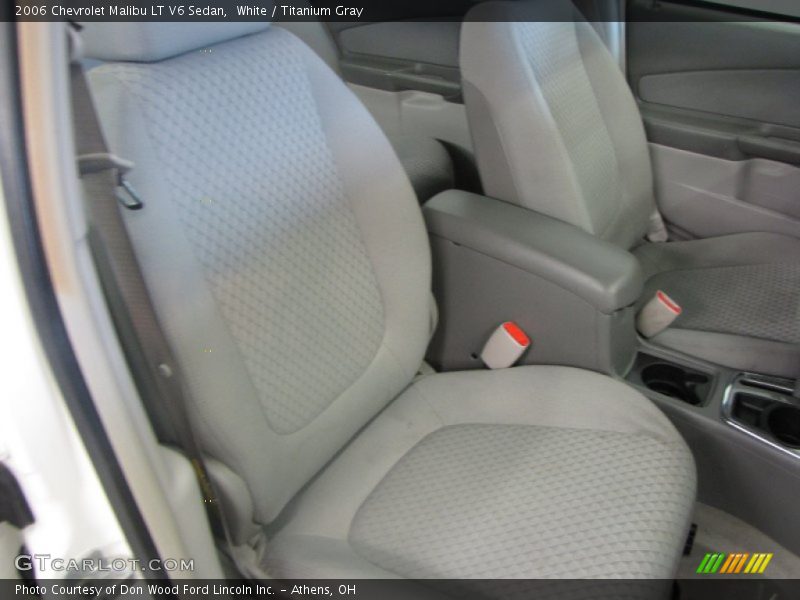 White / Titanium Gray 2006 Chevrolet Malibu LT V6 Sedan
