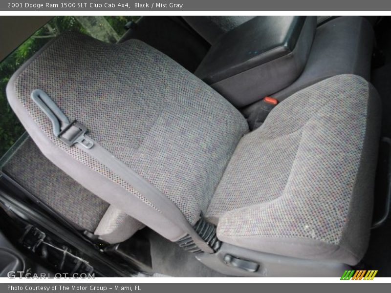Black / Mist Gray 2001 Dodge Ram 1500 SLT Club Cab 4x4