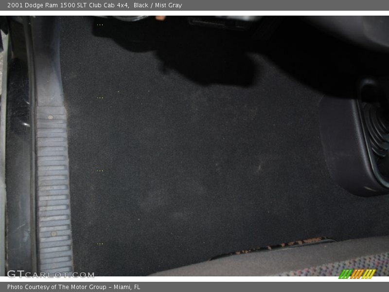 Black / Mist Gray 2001 Dodge Ram 1500 SLT Club Cab 4x4