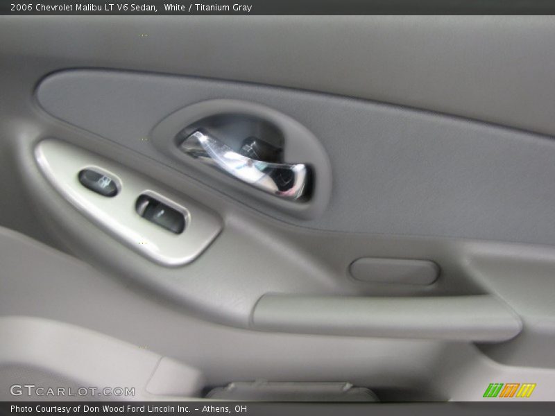 White / Titanium Gray 2006 Chevrolet Malibu LT V6 Sedan