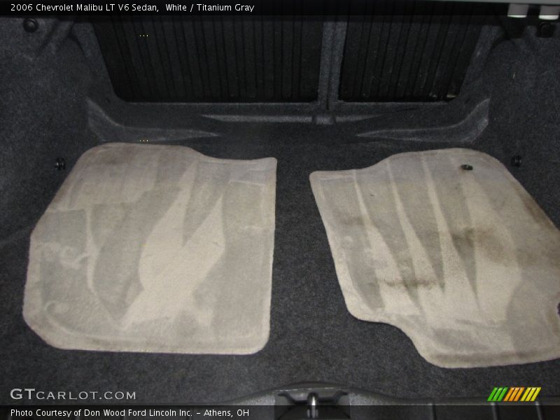 White / Titanium Gray 2006 Chevrolet Malibu LT V6 Sedan