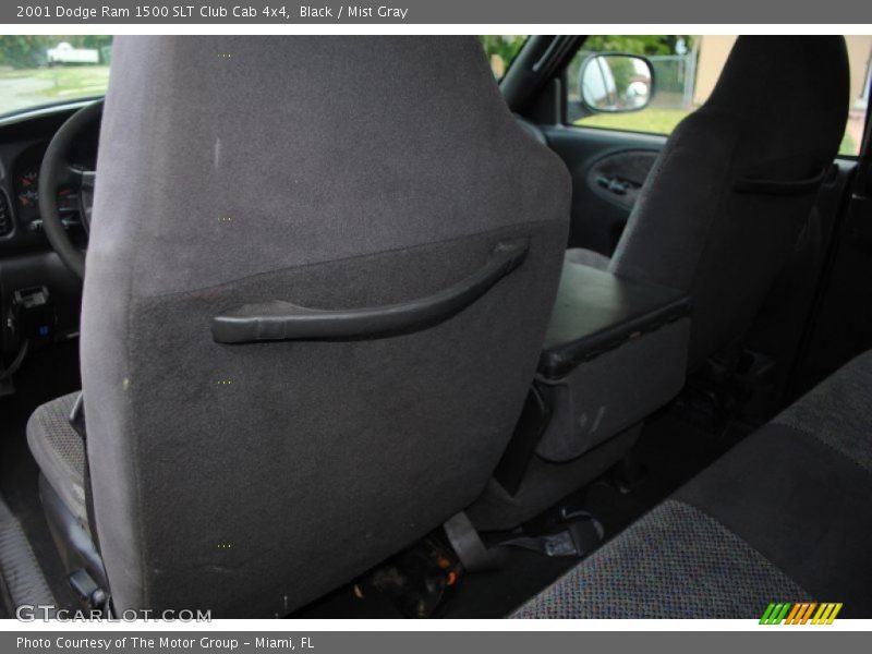 Black / Mist Gray 2001 Dodge Ram 1500 SLT Club Cab 4x4