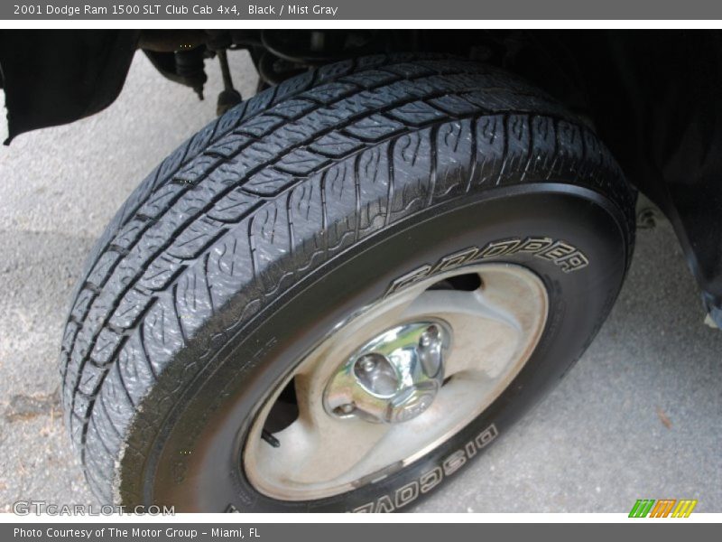 Black / Mist Gray 2001 Dodge Ram 1500 SLT Club Cab 4x4