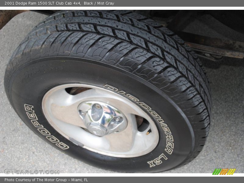 Black / Mist Gray 2001 Dodge Ram 1500 SLT Club Cab 4x4