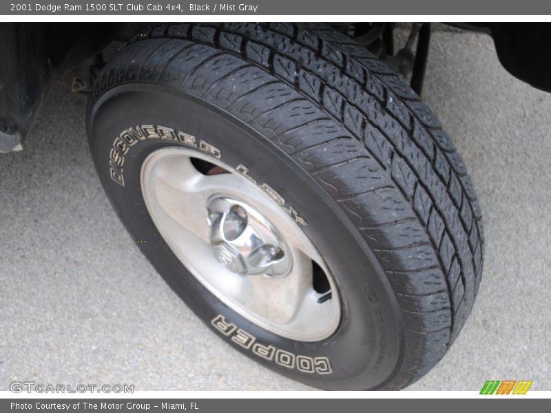 Black / Mist Gray 2001 Dodge Ram 1500 SLT Club Cab 4x4