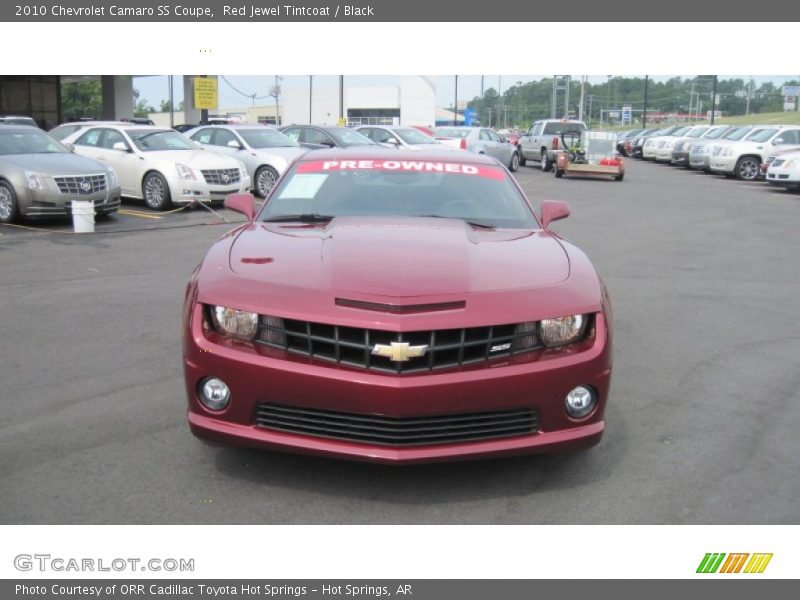 Red Jewel Tintcoat / Black 2010 Chevrolet Camaro SS Coupe