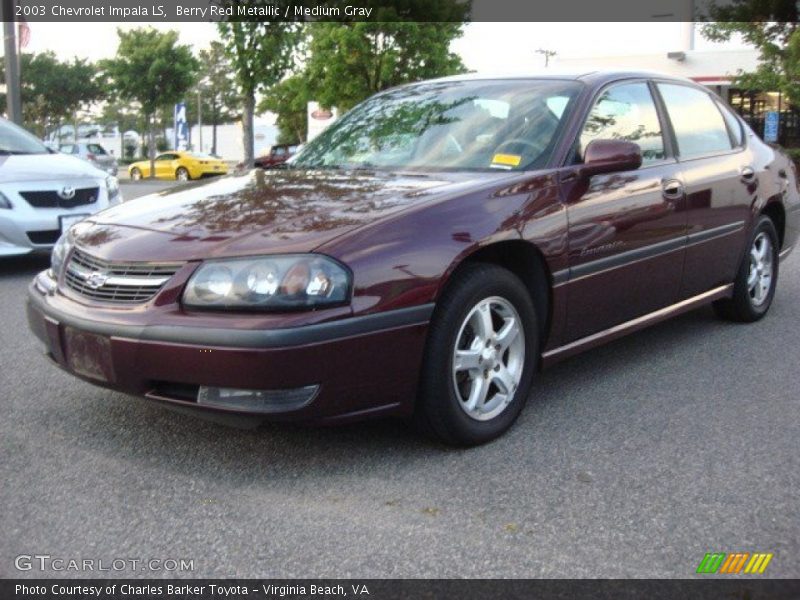 Front 3/4 View of 2003 Impala LS