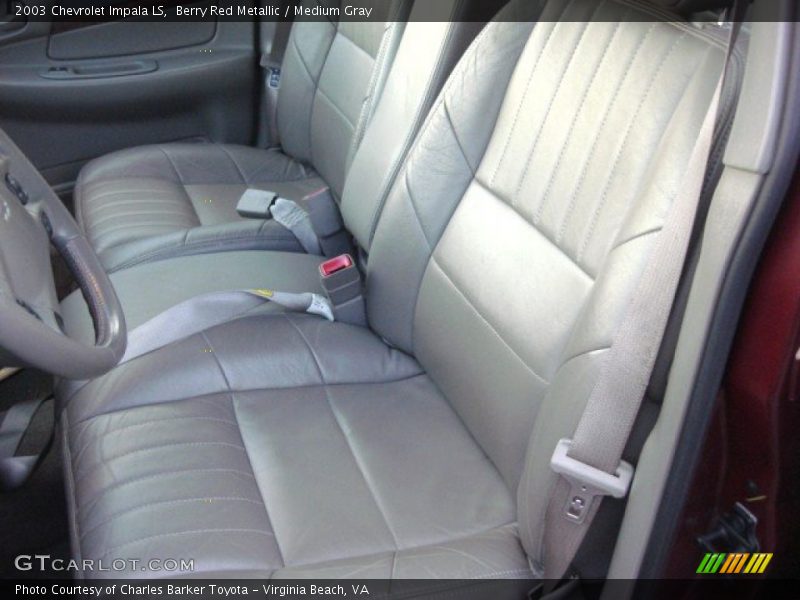 Berry Red Metallic / Medium Gray 2003 Chevrolet Impala LS