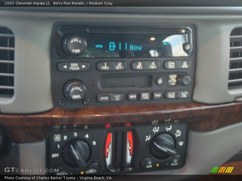 Controls of 2003 Impala LS