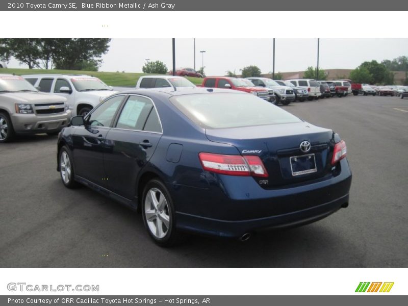 Blue Ribbon Metallic / Ash Gray 2010 Toyota Camry SE