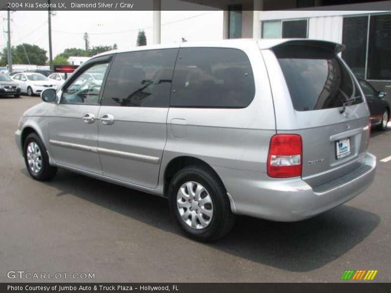 Diamond Silver / Gray 2004 Kia Sedona LX