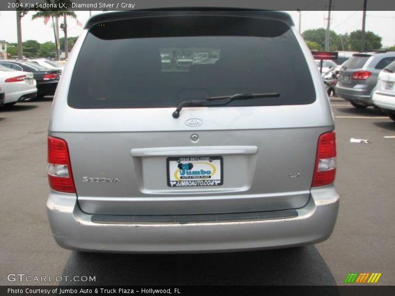 Diamond Silver / Gray 2004 Kia Sedona LX