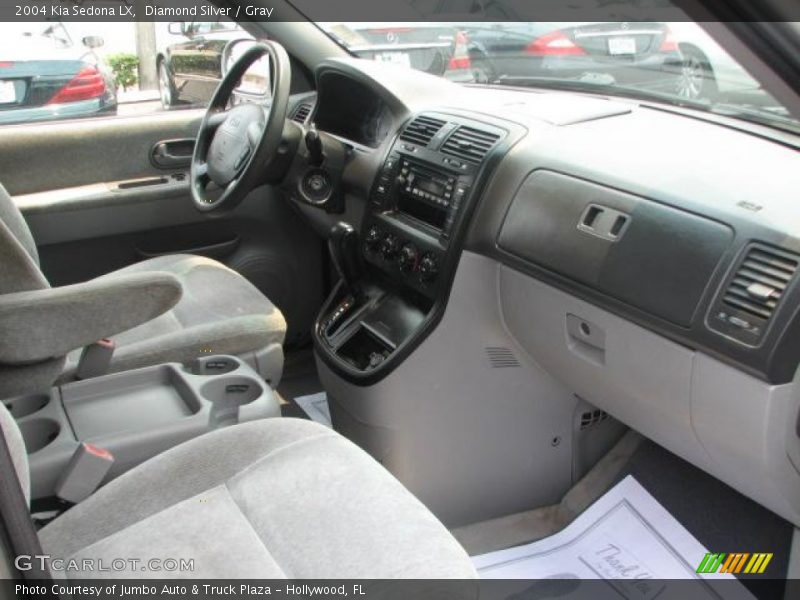 Diamond Silver / Gray 2004 Kia Sedona LX