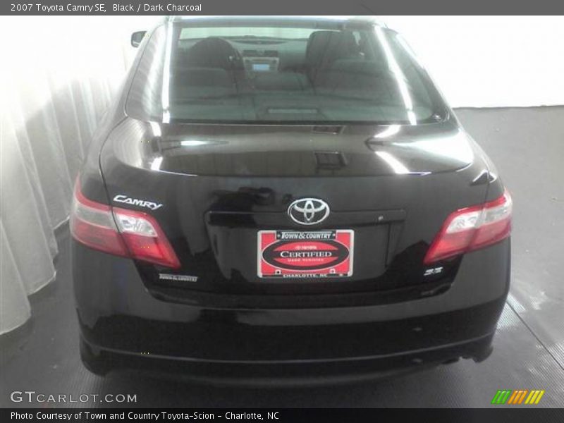 Black / Dark Charcoal 2007 Toyota Camry SE