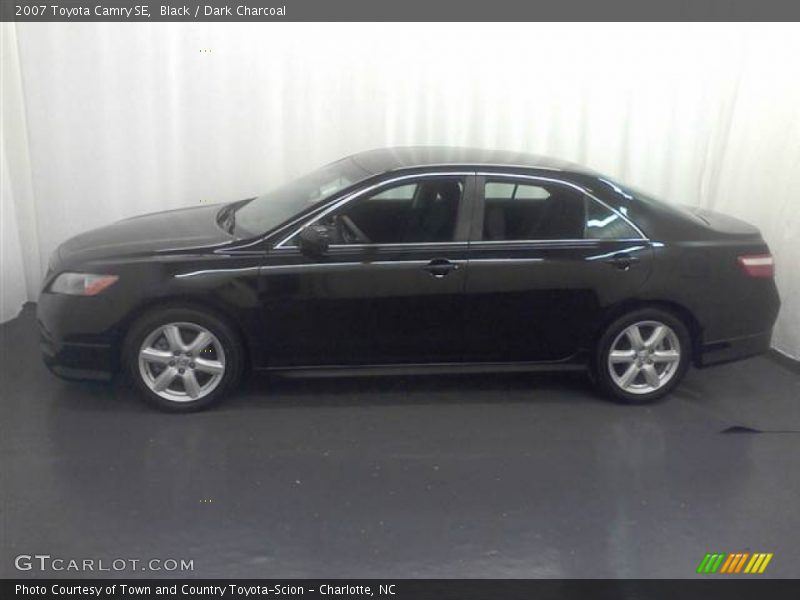 Black / Dark Charcoal 2007 Toyota Camry SE