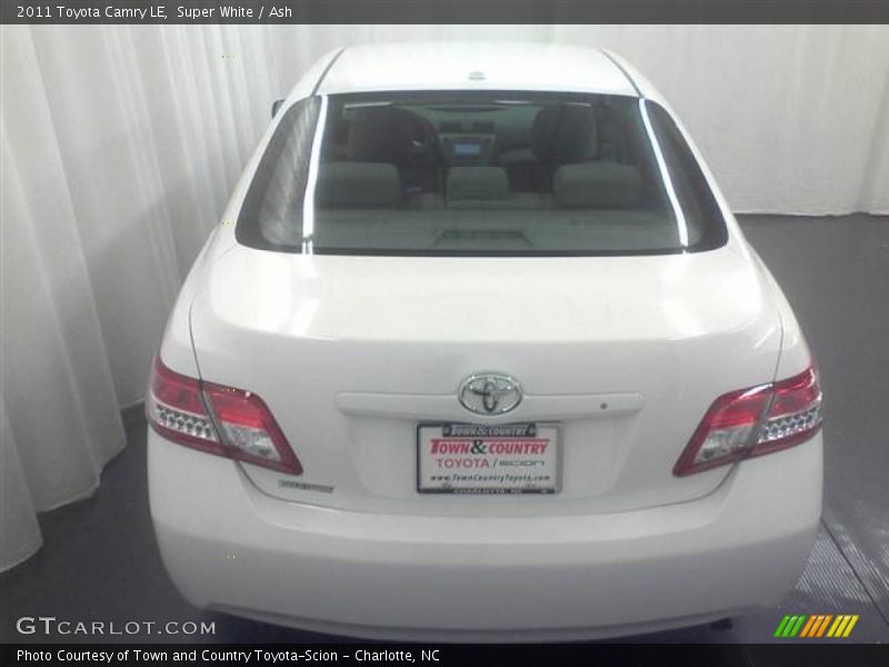 Super White / Ash 2011 Toyota Camry LE