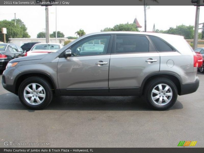 Titanium Silver / Gray 2011 Kia Sorento LX