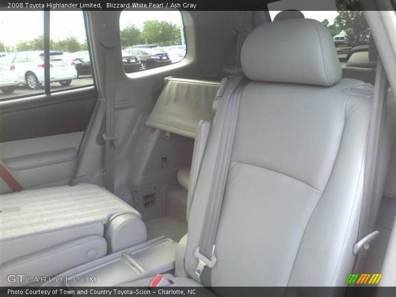 Blizzard White Pearl / Ash Gray 2008 Toyota Highlander Limited