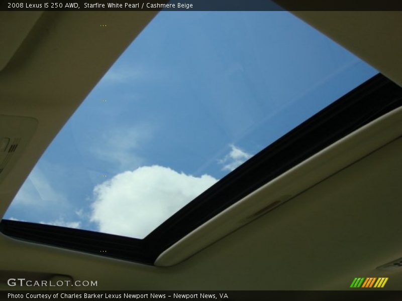 Starfire White Pearl / Cashmere Beige 2008 Lexus IS 250 AWD
