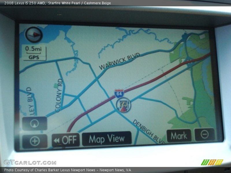 Starfire White Pearl / Cashmere Beige 2008 Lexus IS 250 AWD