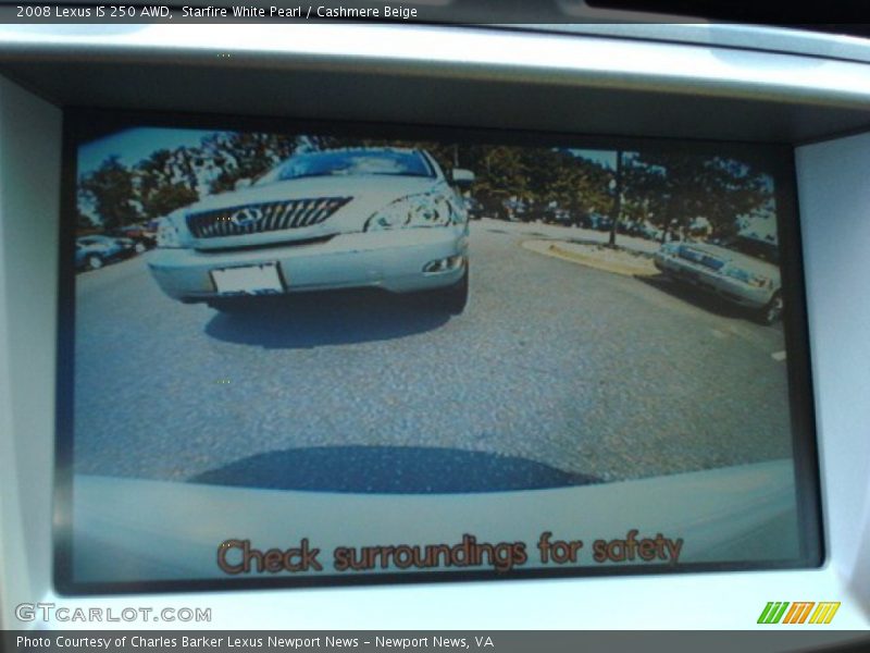 Starfire White Pearl / Cashmere Beige 2008 Lexus IS 250 AWD